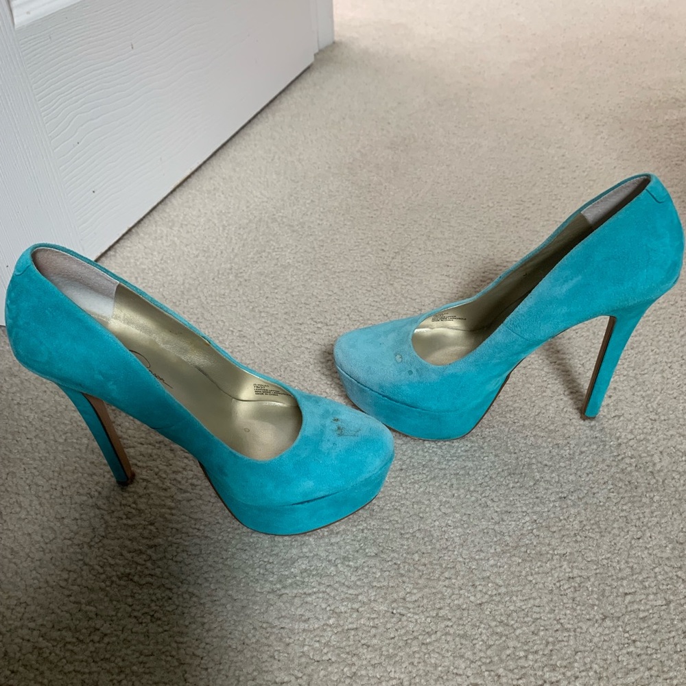 Jessica Simpson platform heels - Picture 4 of 5